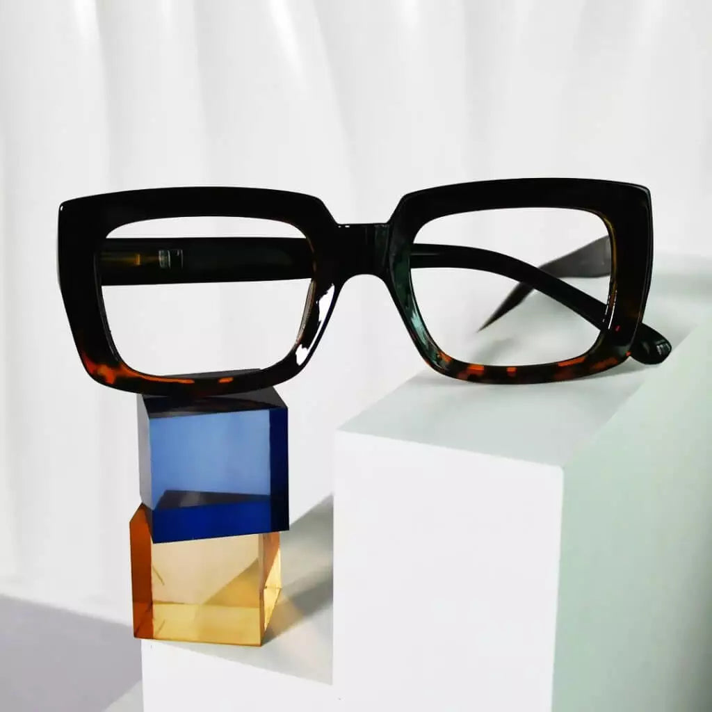 Eleganti Occhiali da lettura design Montatura spessa R9107-1