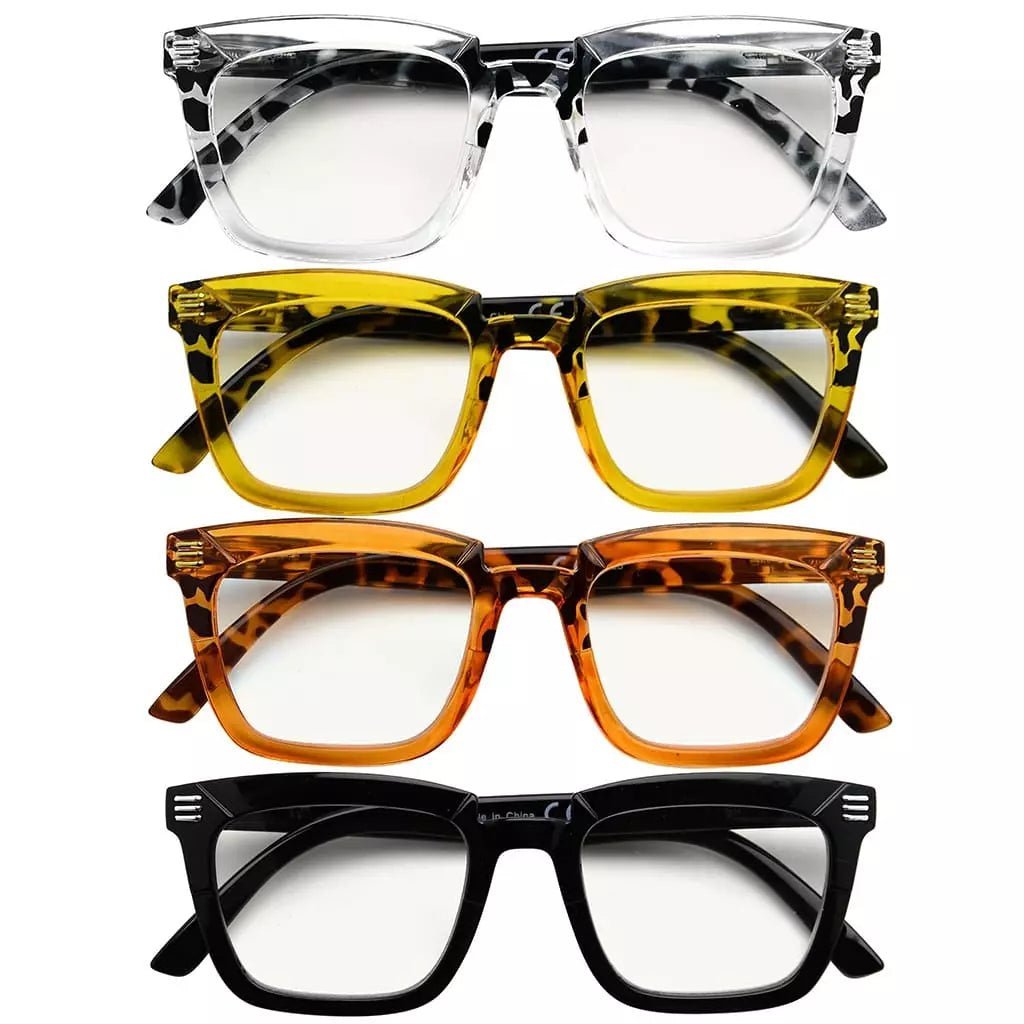 4 Pack Rectangle Progressive Multifocal Readers M2109eyekeeper.com