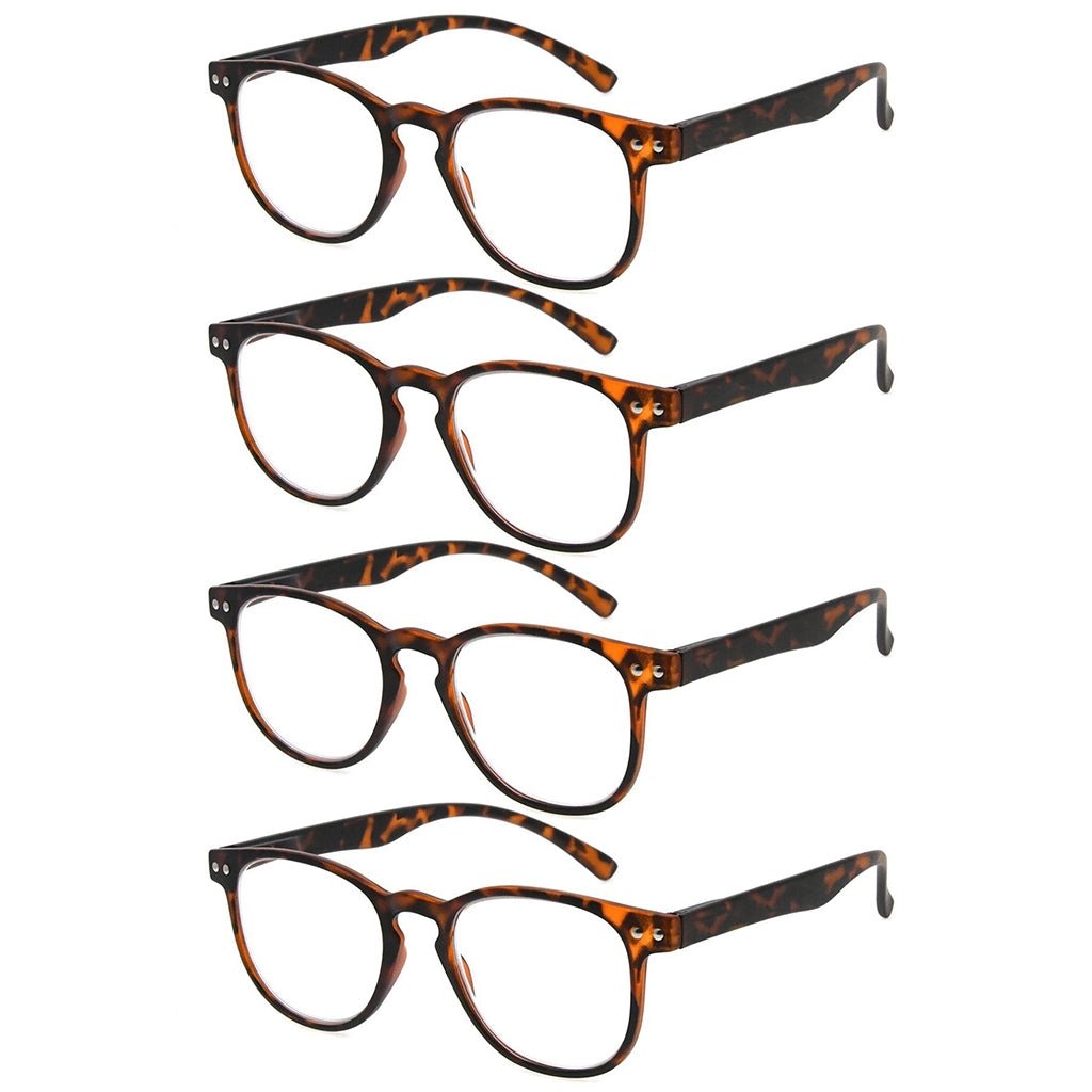 4 Pack Round Reading Glasses R060eyekeeper.com