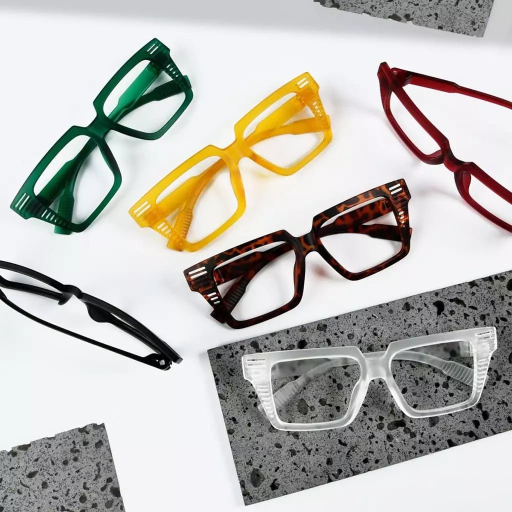 6 Pack Huge Metalless Screwless Reading Glasses R2503eyekeeper.com