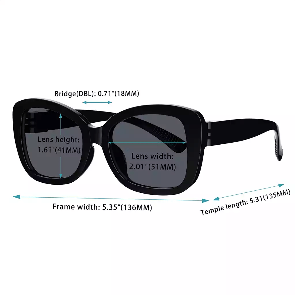 6 Pack Stylish Polarized Sunglasses Metalless Screwless Spring Hinge NR2011PLeyekeeper.com