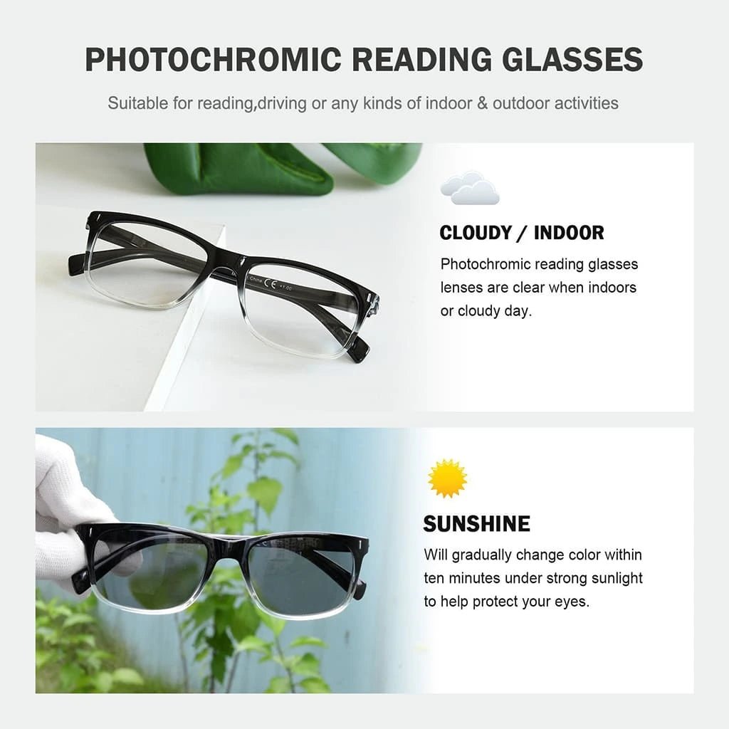 Classic Transition Photochromic Reading Glasses BSR150eyekeeper.com