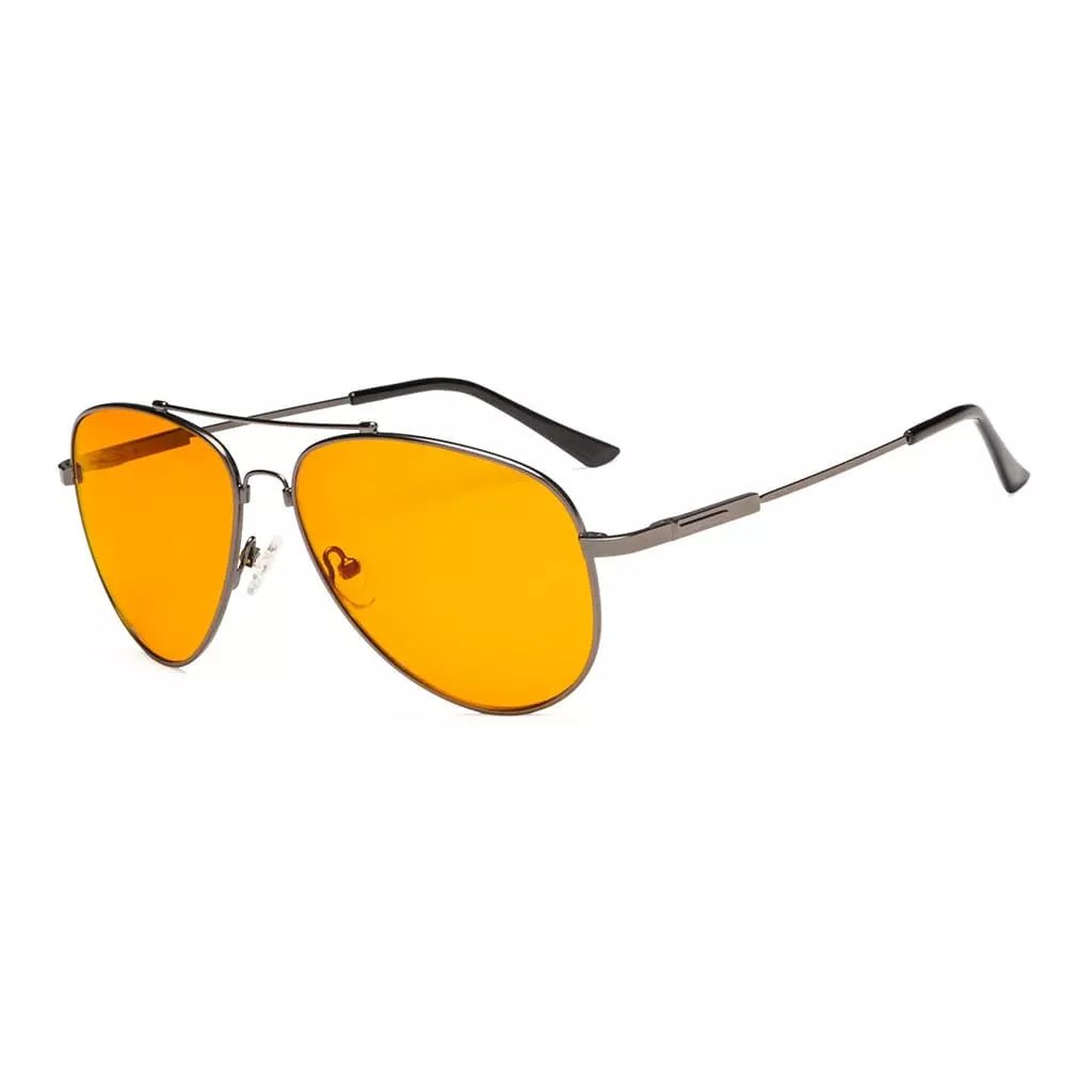 Pilot Style Blue Light Blocking Eyeglasses DS1804eyekeeper.com