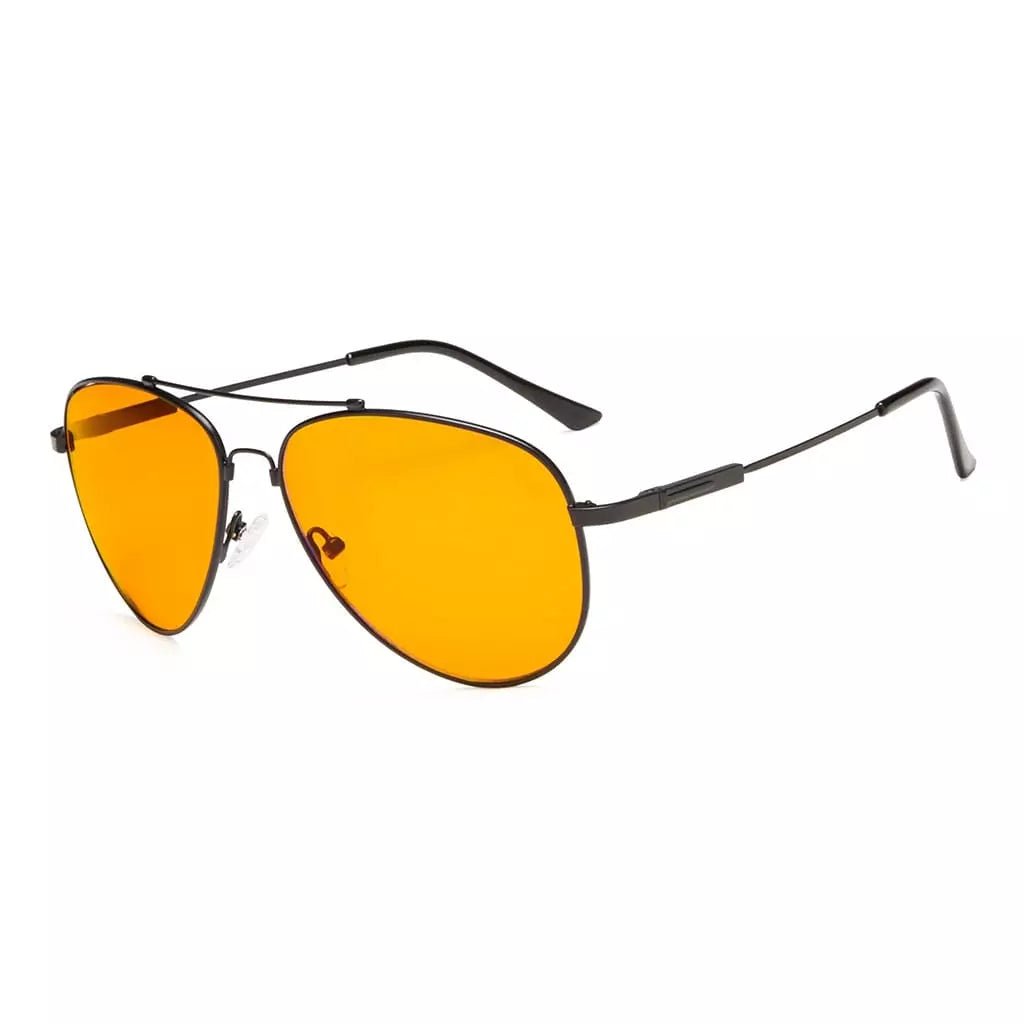 Pilot Style Blue Light Blocking Eyeglasses DS1804eyekeeper.com