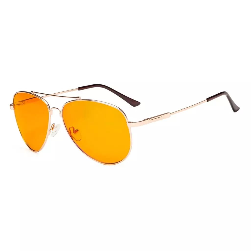 Pilot Style Blue Light Blocking Eyeglasses DS1804eyekeeper.com