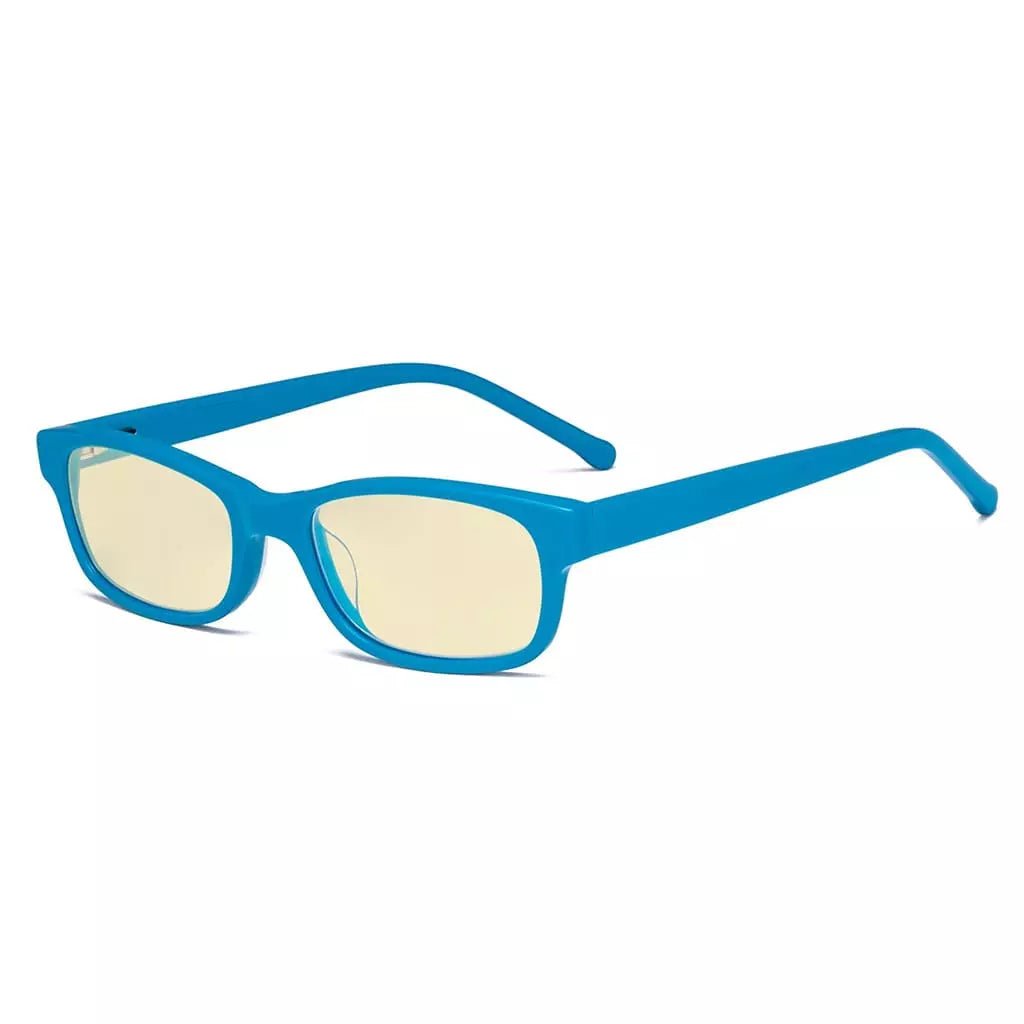 Pink Blue Light Glasses Chic Narrow for Kids K02 - BB60eyekeeper.com