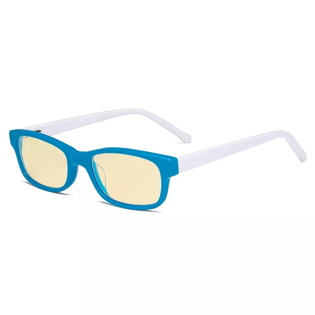 Pink Blue Light Glasses Chic Narrow for Kids K02 - BB60eyekeeper.com