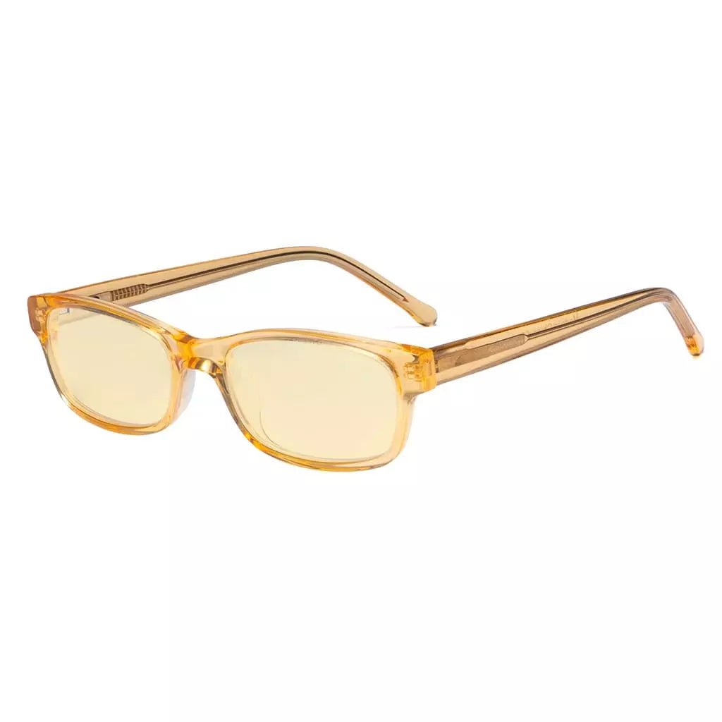 Pink Blue Light Glasses Chic Narrow for Kids K02 - BB60eyekeeper.com