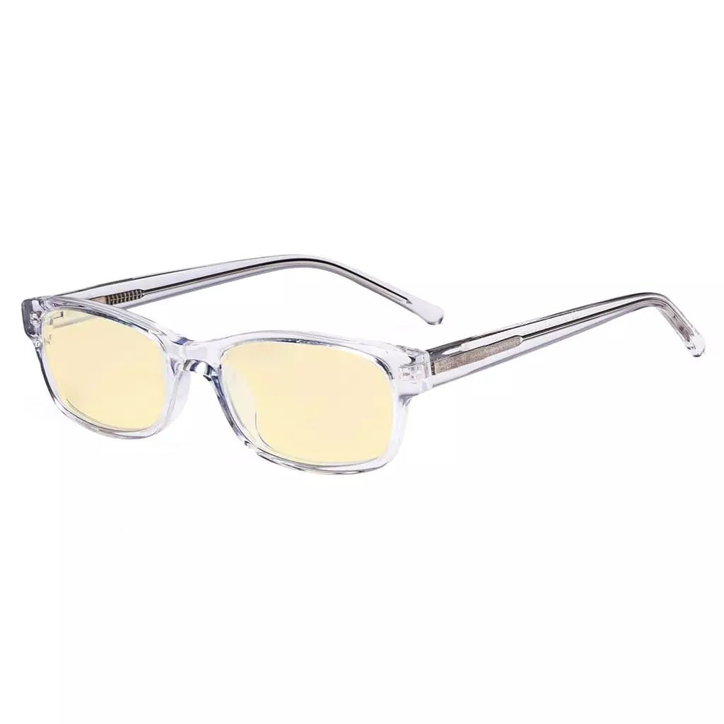 Pink Blue Light Glasses Chic Narrow for Kids K02 - BB60eyekeeper.com