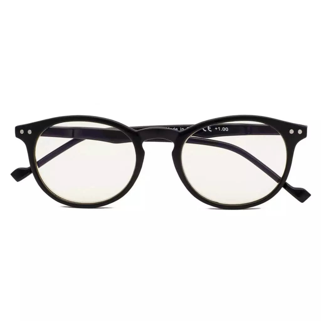 Stylish Chic Oval Blue Light Computer Reading Glasses 1 - CG071eyekeeper.com