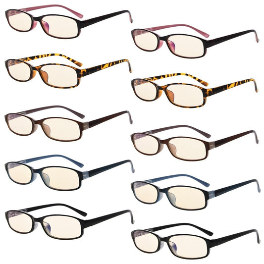 10 Pack Fashion Blue Light Filter Reading Glasses CG908Keyekeeper.com