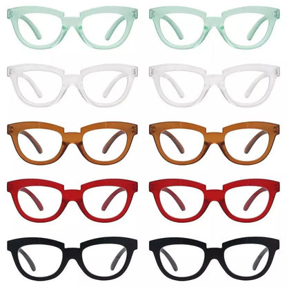 10 Pack Half Moon Reading glasses Stylish Readers R2102eyekeeper.com