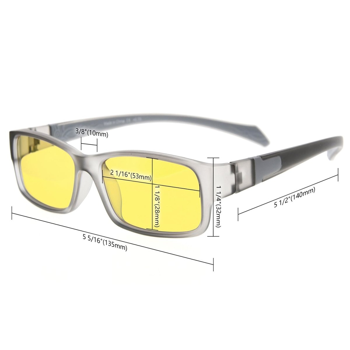 10 Pack Yellow Tinted Blue Light Filter Reading Glasses CGXM02eyekeeper.com