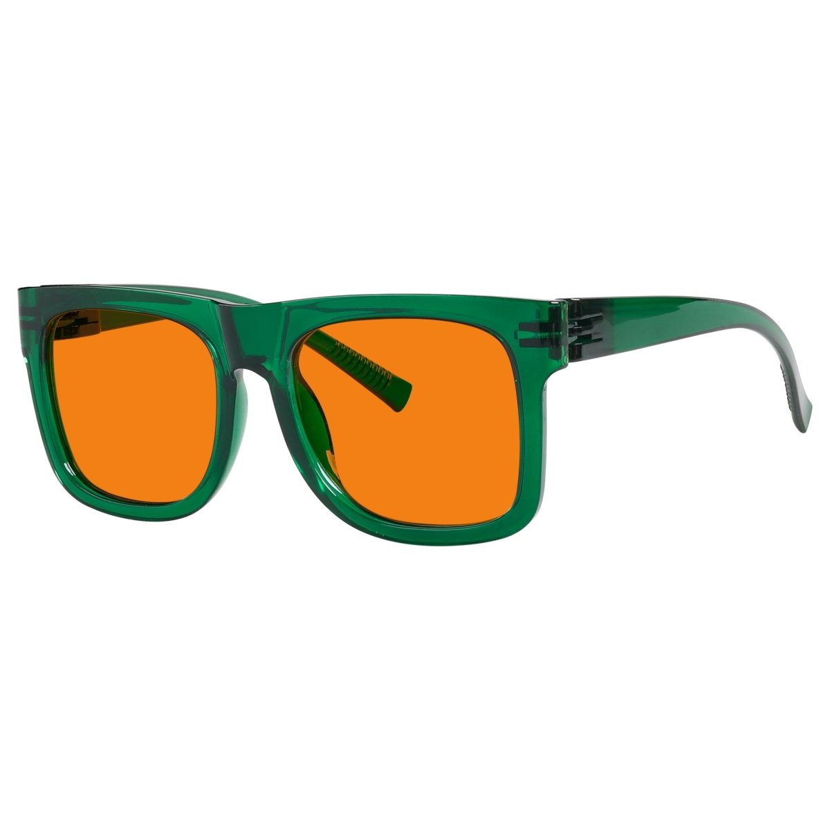 100% Blue Light Blocking Orange Glasses Metalless Screwless Eyewear R2316 - B98eyekeeper.com