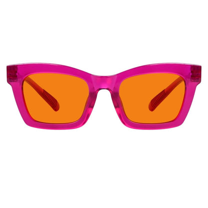 100% Blue Light Blocking Orange Glasses Metalless Screwless R2308 - B98eyekeeper.com