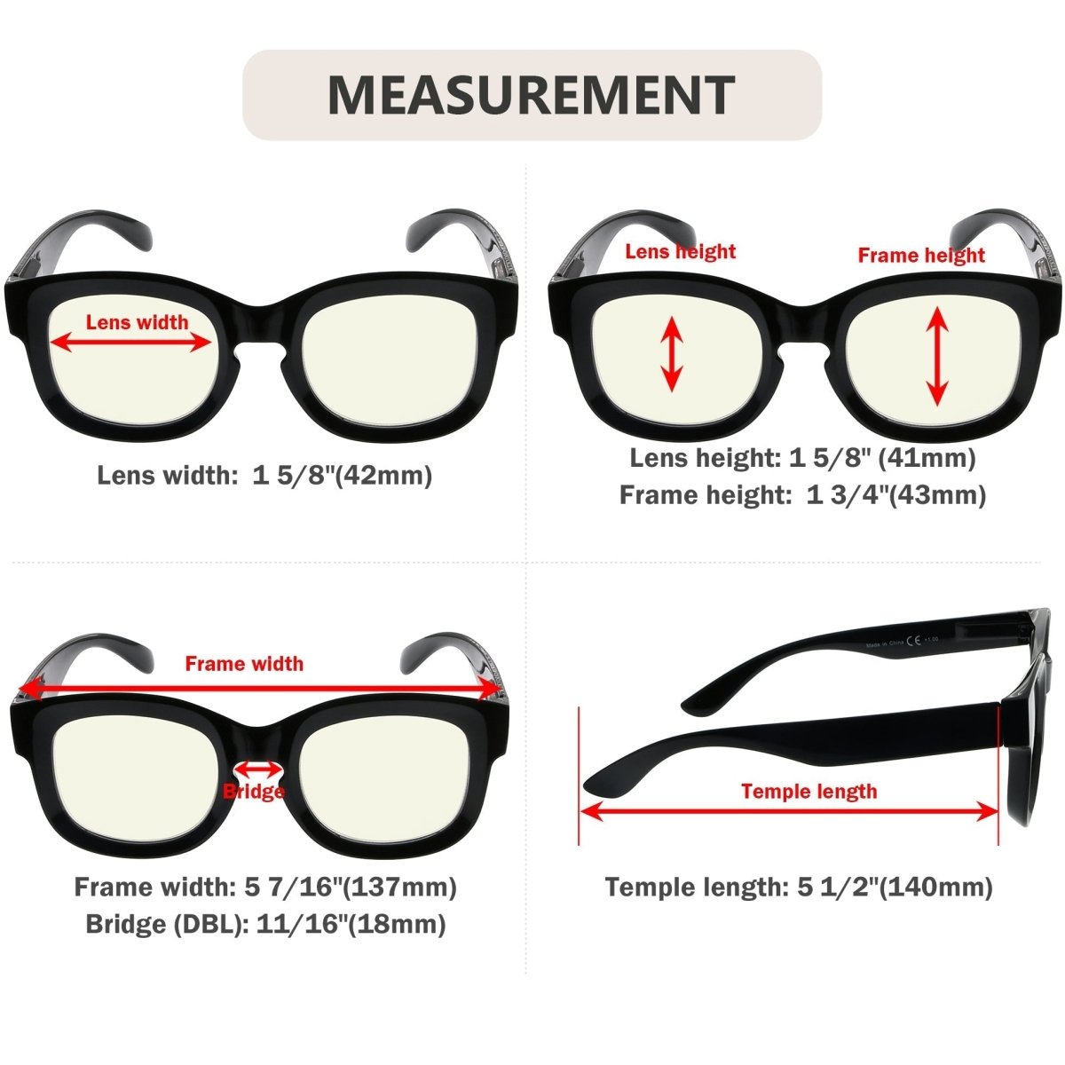 12 Pack Thick Frame Blue Light Filter Reading Glasses UV2013eyekeeper.com