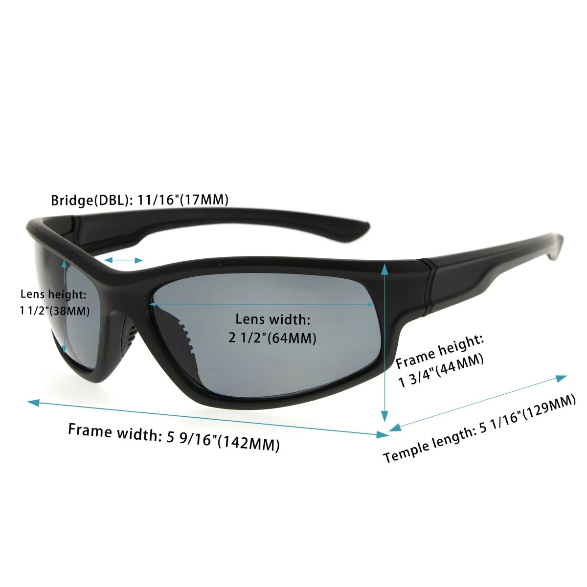 2 Pack TR90 Stylish Chic Polarized Sport Sunglasses TH6199eyekeeper.com