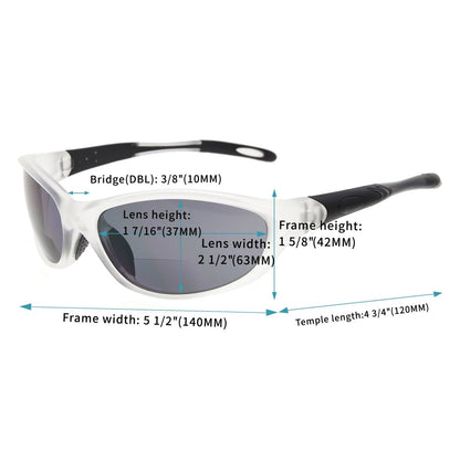 2 Pack Trendy Chic Sport Bifocal Reading Sunglasses SG905eyekeeper.com