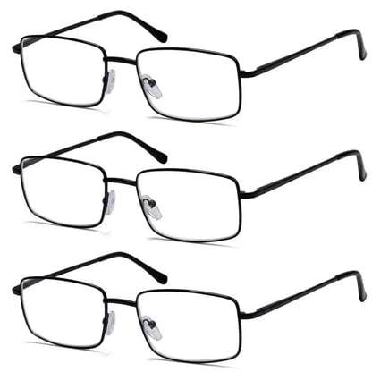 3 Pack Classic Metal Frame Reading Glasses R15023eyekeeper.com