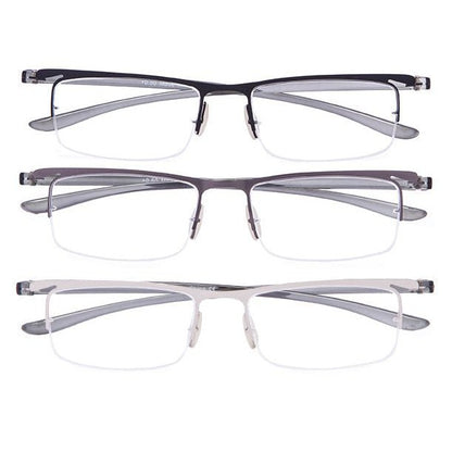 3 Pack Half Rim Reading Glasses 3 - R15615eyekeeper.com