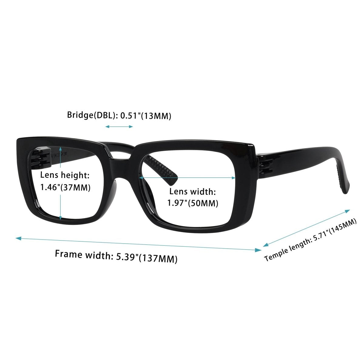 30% Blue Light Blocking Glasses Metalless Screwless Eyeglasses NR9107 - B15eyekeeper.com