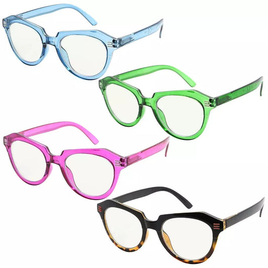 4 Pack Cat - eye Multifocus Reading Glasses M2110eyekeeper.com