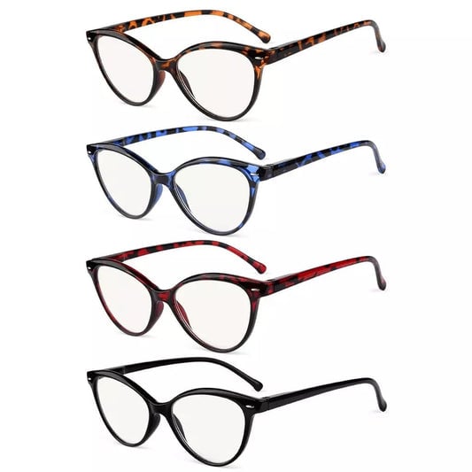 4 Pack Cat - eye Progressive Multifocus Readers MTR9112eyekeeper.com