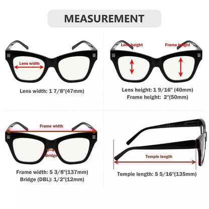 4 Pack Leopard Print Stylish Multifocus Reading Glasses M2111eyekeeper.com