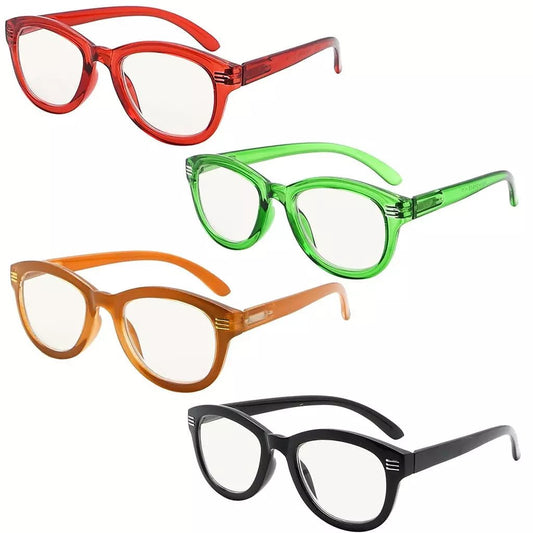 4 Pack Progressive Multifocus Reading Glasses M2107eyekeeper.com