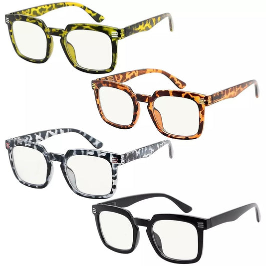 4 Pack Square Progressive Multifocus Readers M2104eyekeeper.com
