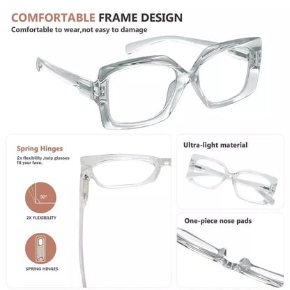 4 Pack Thicker Frame Reading Glasses R2010eyekeeper.com