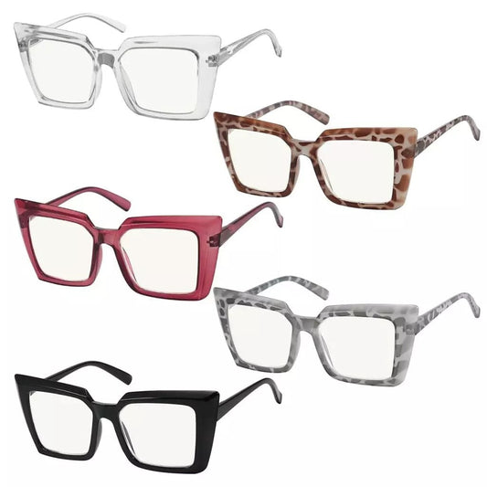 5 Pack Chic Progressive Multifocus Reading Glasses M2141eyekeeper.com