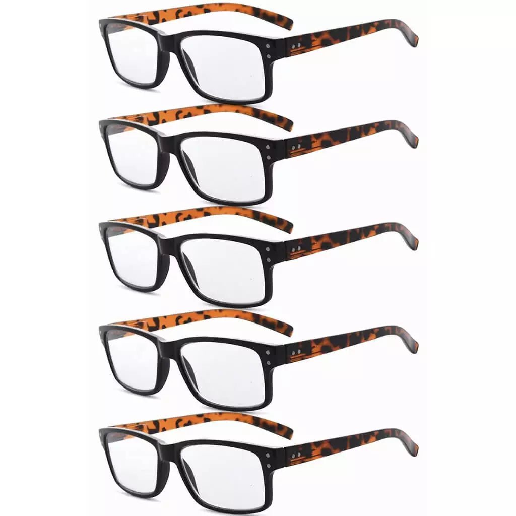 5 Pack Vintage Reading Eyeglasses Classic Readers R032eyekeeper.com