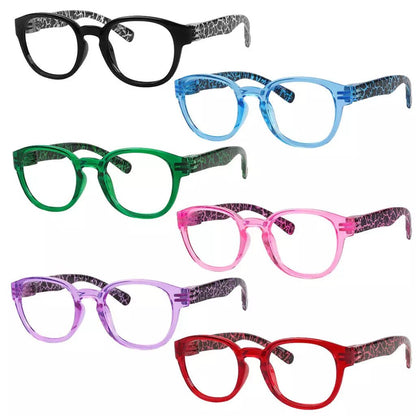 6 Pack 30% Blue Light Blocking Designer Metalless Screwless Glasses NR124 - B15eyekeeper.com