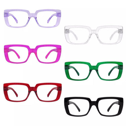 6 Pack Metalless Thicker Spring Hinge Reading Glasses NR9107eyekeeper.com
