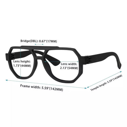 6 Pack Pilot Screwless Metalless Reading Glasses R2309eyekeeper.com