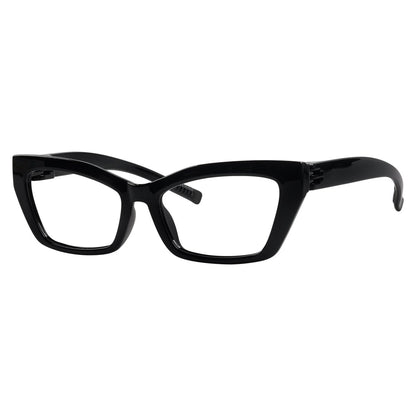 Cat - eye 30% Blue Light Blocking Metalless Screwless Eyeglasses R2516 - B15eyekeeper.com