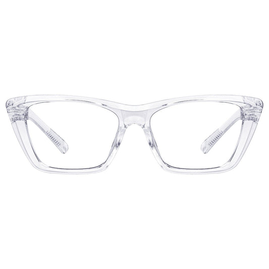 Cat - eye 30% Blue Light Blocking Metalless Screwless Glasses R2514 - B15eyekeeper.com