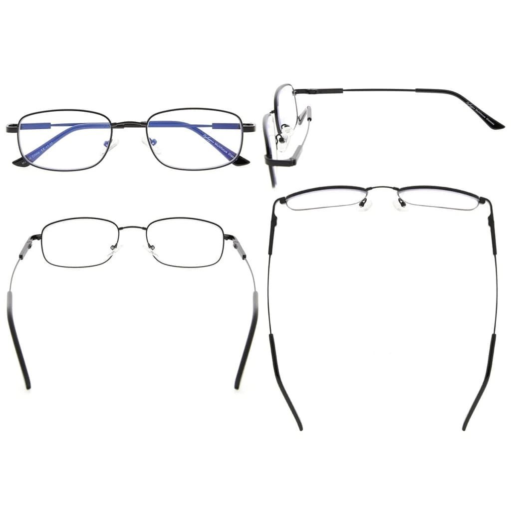 Chic Progressive Multifocus Reading Glasses Rectangle Readers M1703eyekeeper.com