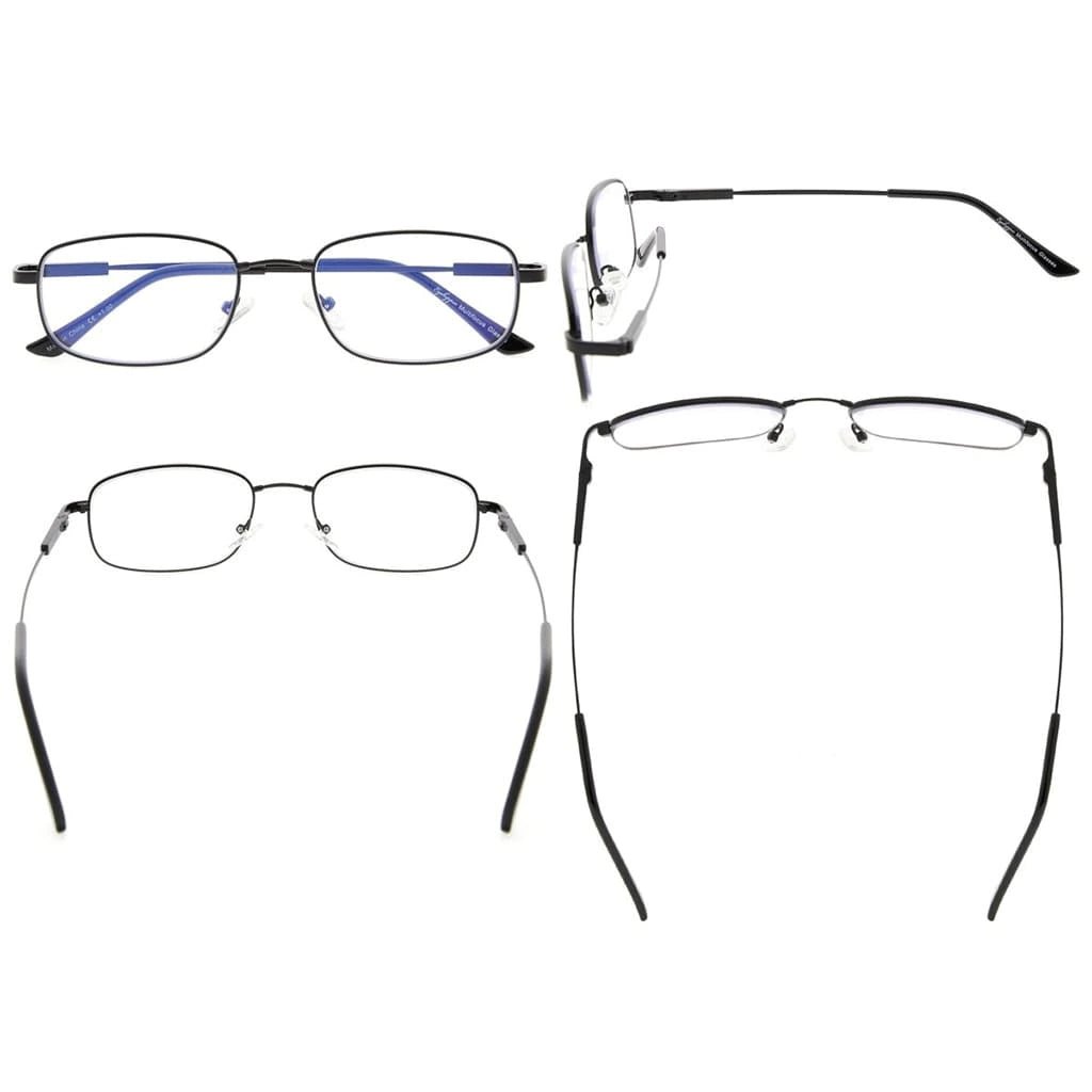 Chic Progressive Multifocus Reading Glasses Rectangle Readers M1703eyekeeper.com