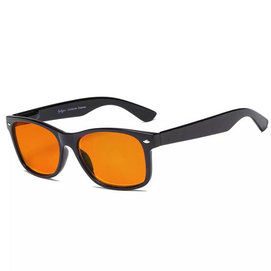 Classic Orange Lens Bifocal Blue Light Blocking Reading Glasses SGS109eyekeeper.com