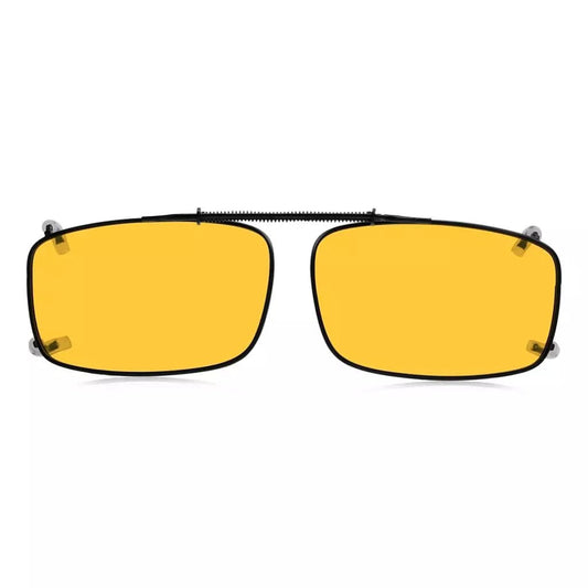 Clip on Polarized Night Vision Driving Glasses C63 (52MMx33MM)eyekeeper.com
