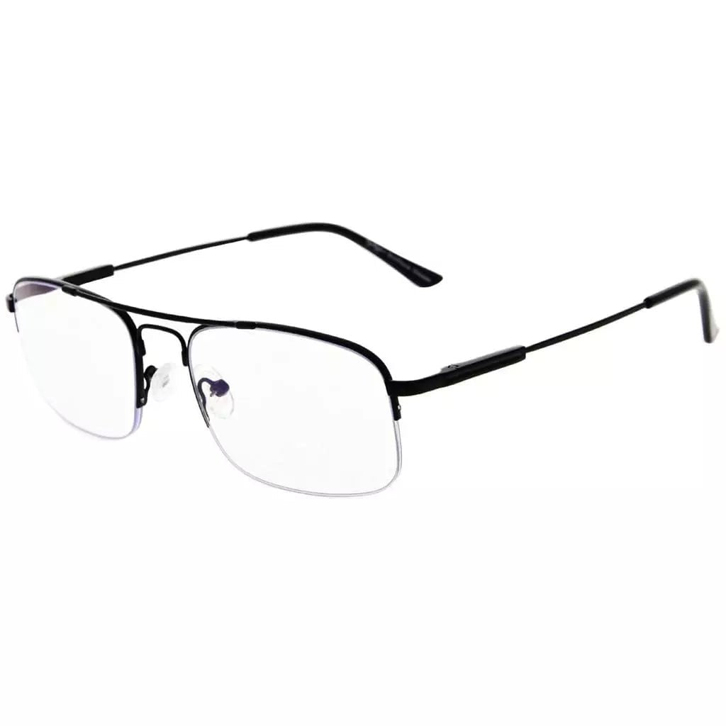 Half - rim Pilot Progressive Multifocus Reading Glasses M1706eyekeeper.com
