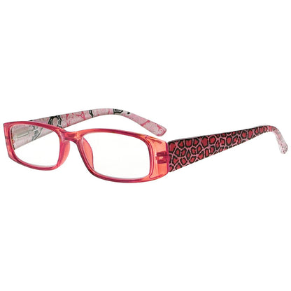 Leopard Rectangle Reading Glasses Chic Readers R006Aeyekeeper.com