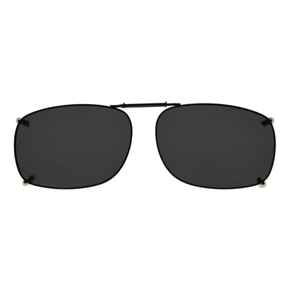 Metal Frame Polarized Lens Clip on Sunglasses C64(54MMx37MM)eyekeeper.com