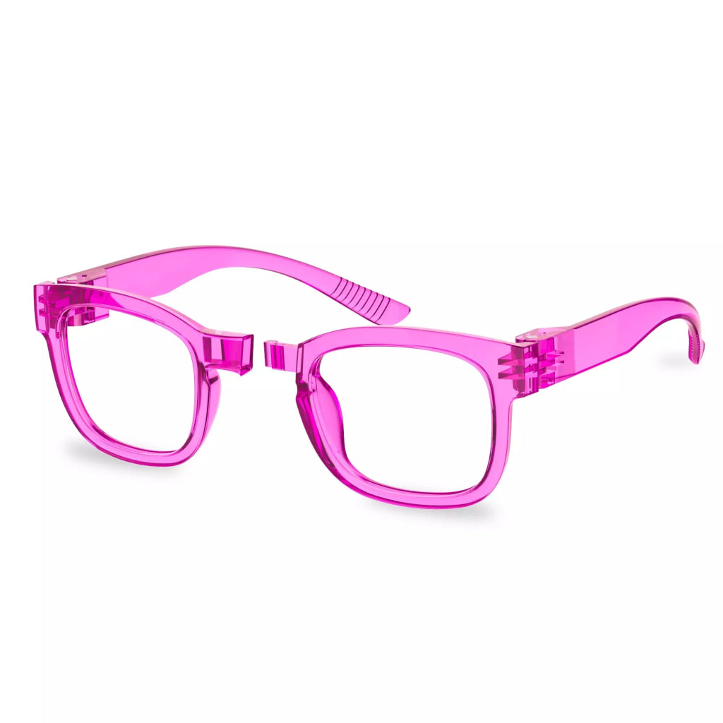 (Must Buy Both Eye) Metalless Screwless Reading Glasses with Different Strength PR033 (Purple)eyekeeper.com