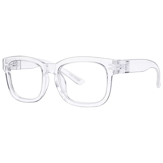 (Must Buy Both Eyes) Metalless Screwless Reading Glasses with Different Strength PR033 (Clear)eyekeeper.com
