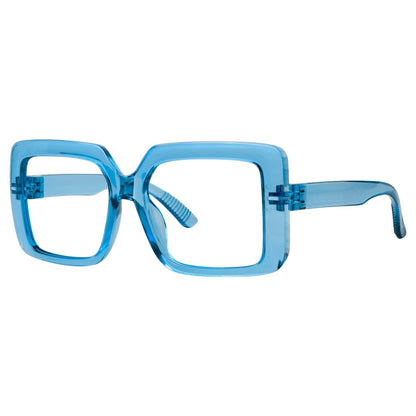 Oversized 30% Blue Light Blocking Glasses Metalless Screwless Glasses R2311 - B15eyekeeper.com