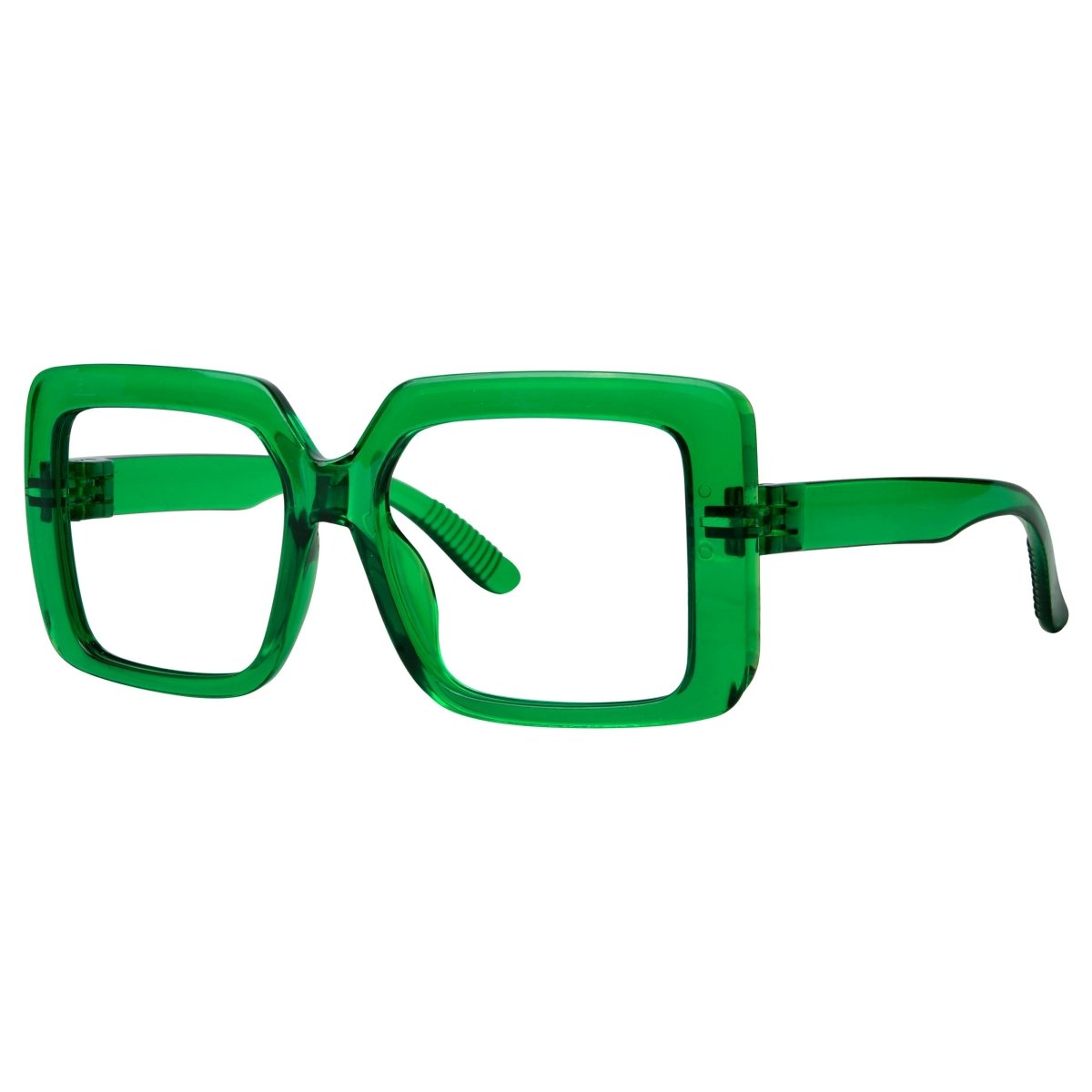 Oversized 30% Blue Light Blocking Glasses Metalless Screwless Glasses R2311 - B15eyekeeper.com