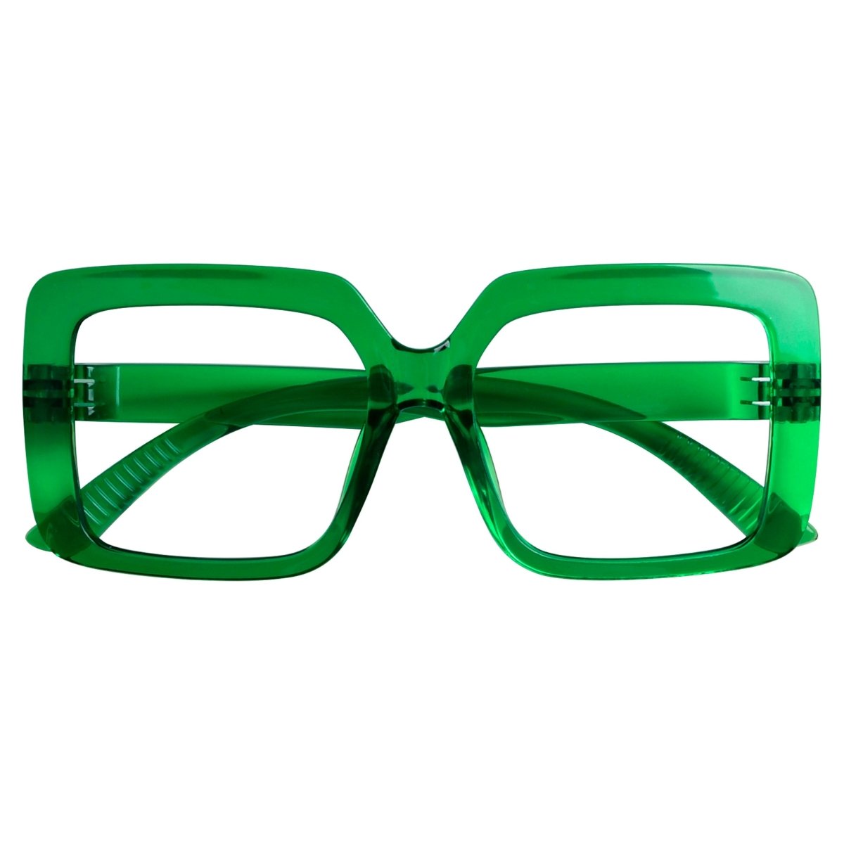 Oversized 30% Blue Light Blocking Glasses Metalless Screwless Glasses R2311 - B15eyekeeper.com